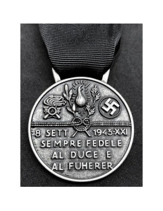 SS 1ᵉ Bersaglieri volunteer brigade medal 2