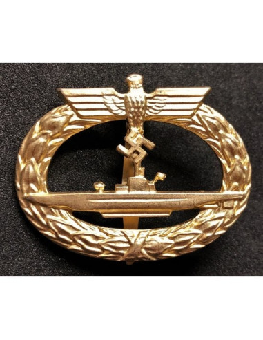 U-boot badge gold