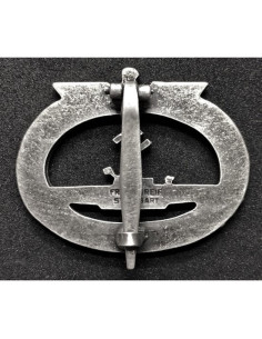U-boot badge silver 2