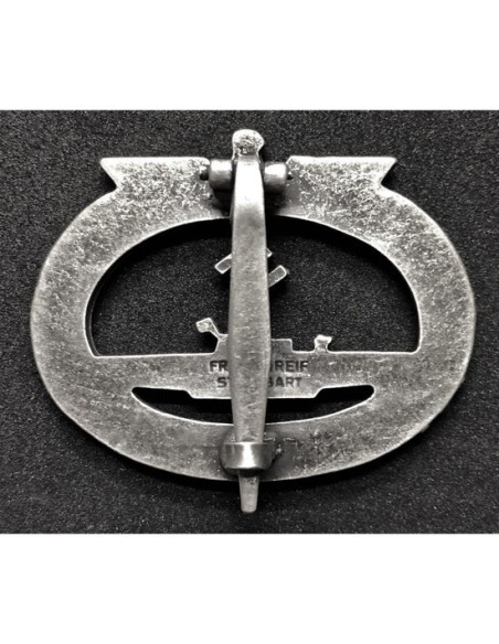 U-boot badge zilver