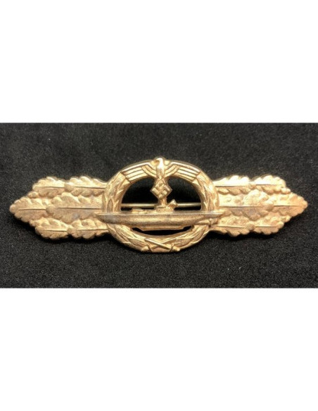 U-boot borstbadge goud