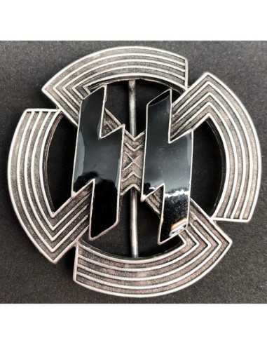 SS bekwaamheid badge zilver