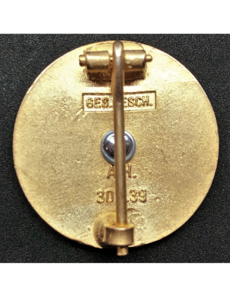Golden nazi party badge