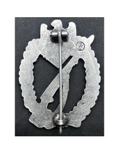 Infanterie aanvals badge zilver 2