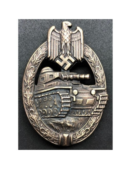 Panzer division badge bronze