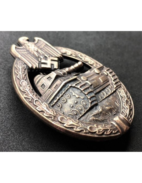 Panzer division badge bronze