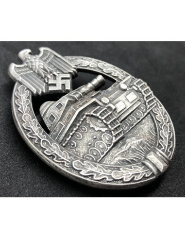 Panzer division badge silver