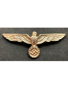 Wehrmacht adelaar pet badge goud