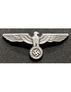 Wehrmacht adelaar pet badge zilver