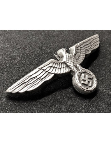 Wehrmacht adelaar pet badge zilver
