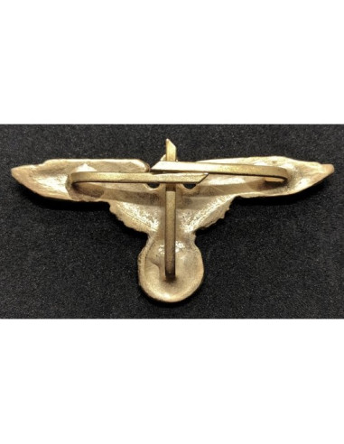 SS eagle cap badge gold