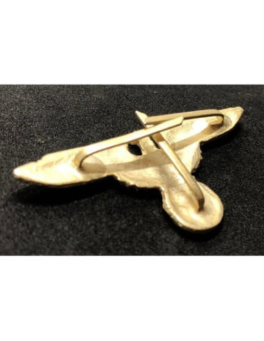 SS eagle cap badge gold