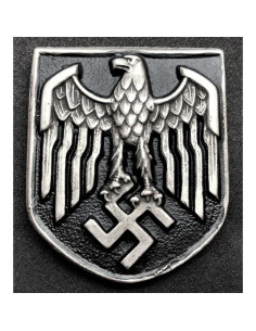 Aigle casque badge métallique