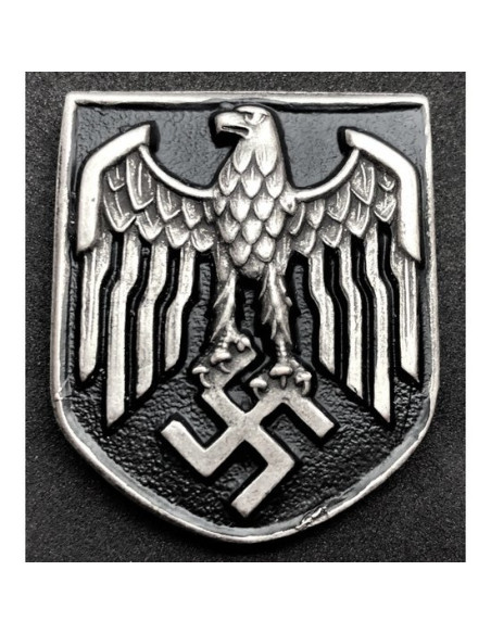 Eagle metal helmet badge