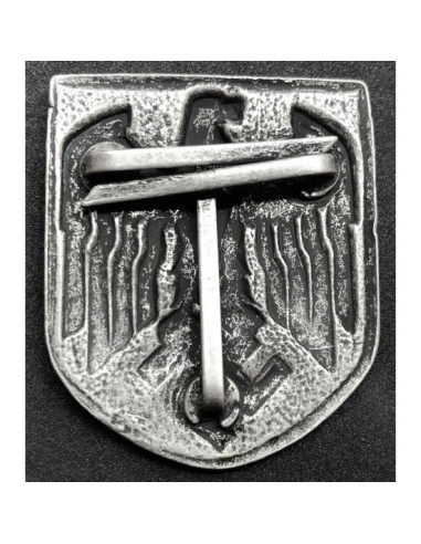 Adelaar metalen helm badge