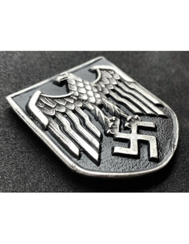 Aigle casque badge métallique