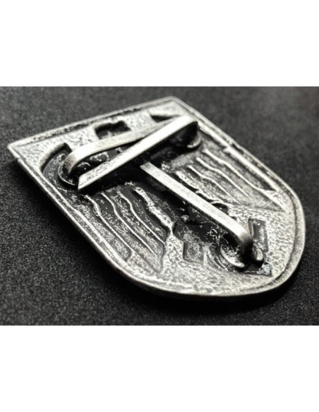 Aigle casque badge métallique