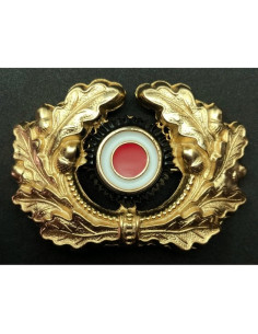  Oak leaves wreath cap badge gold