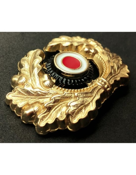  Oak leaves wreath cap badge gold