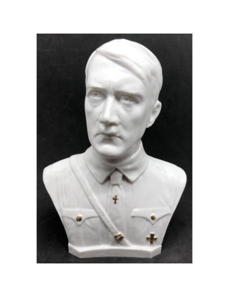 Adolf Hitler head en chest bust white