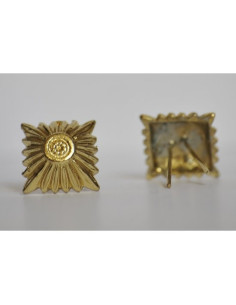 SS insignes vitre grand or