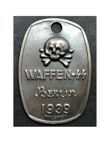 Waffen SS Berlin 1939 identiteitsplaatje
