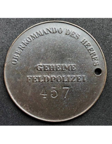 Geheime feldpolizei ID tag