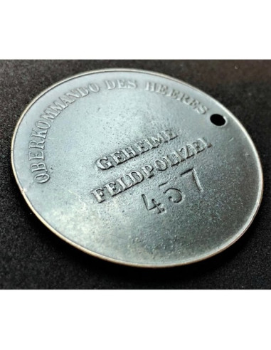 Geheime feldpolizei ID tag