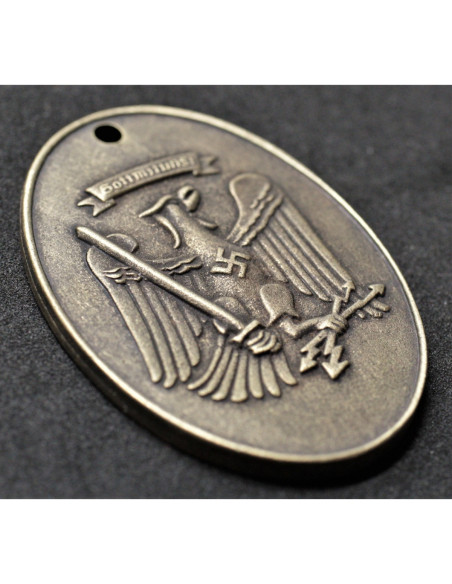 Prussian police ID tag
