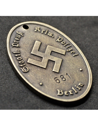 tag identité police Prusse