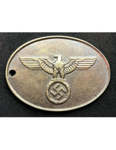 Prussian police ID tag