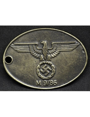 Gestapo identiteitsplaatje type 2