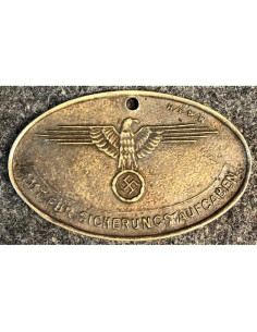 étiquette d'identité Heimwehr Dantzig