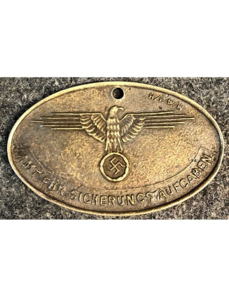 étiquette d'identité Heimwehr Dantzig