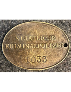 Kriminalpolizei identiteitsplaatje 2