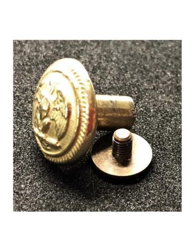 Shoulder button musketeers gold