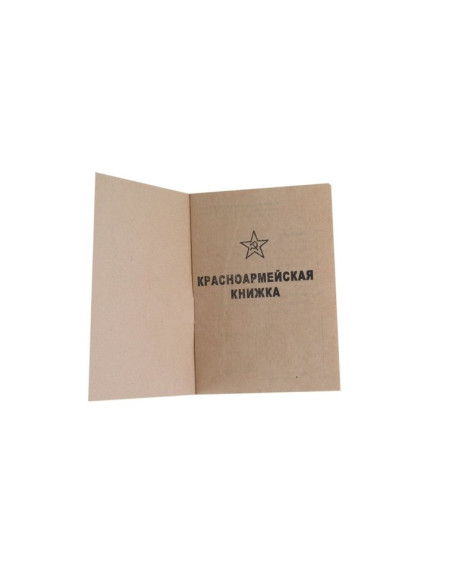 Rode leger dienstboekje