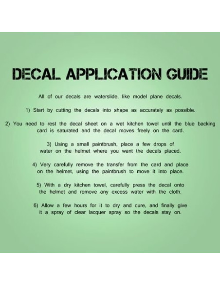 Kies stahlhelm decals