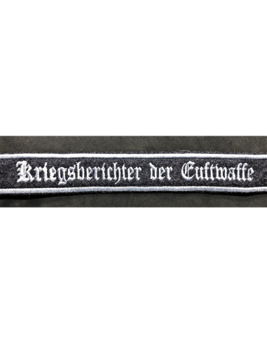 Kriegsberichter Der Luftwaffe mouwband