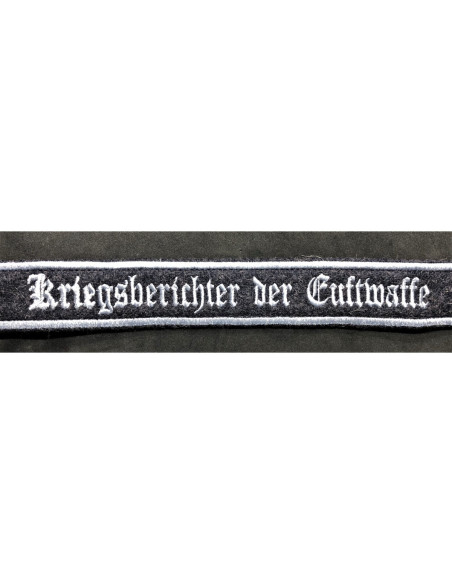 Kriegsberichter Der Luftwaffe mouwband