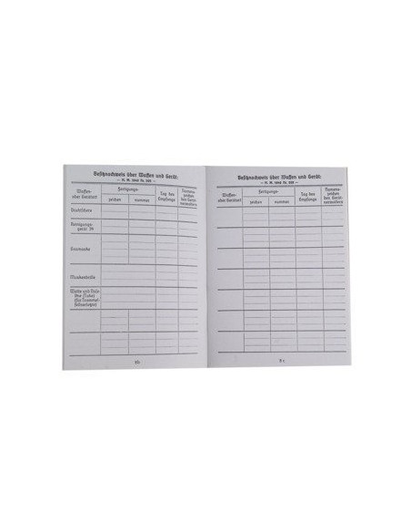 Wehrmacht paybook