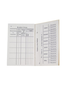 WW1 livre de service allemand 2