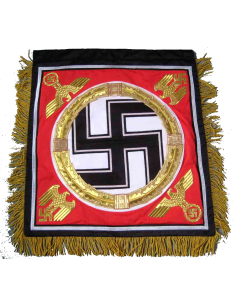 Leibstandarte hand genaaide banier