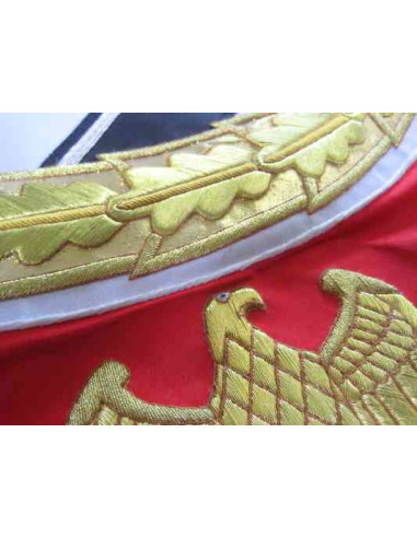 Leibstandarte bannière cousues à la main