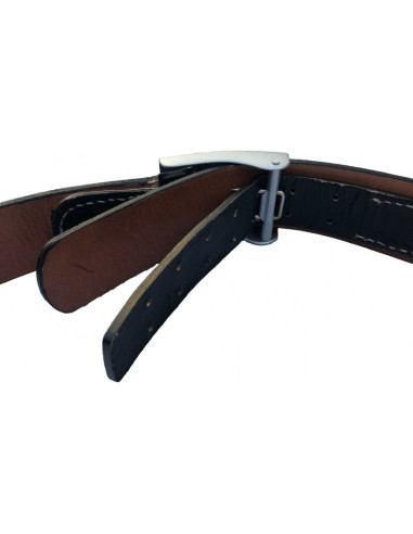 Zwarte Duitse leren riem