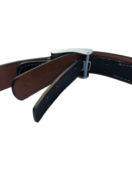 Zwarte Duitse leren riem