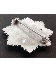 Duitse kruis broche zilver 2