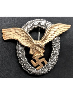Luftwaffe piloot badge goud