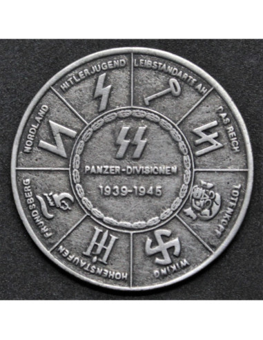 SS en Wehrmacht panzer divisies medaille