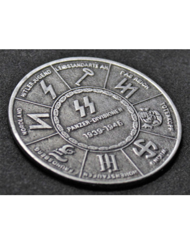 SS en Wehrmacht panzer divisies medaille